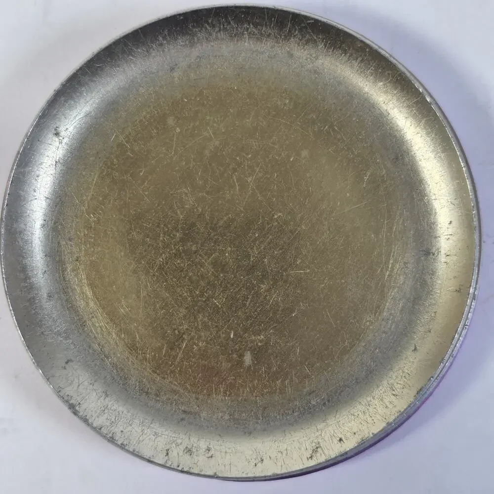 Vintage Heller Hostess Ware Colorama Aluminum Coasters Set 5 MCM Italy USED